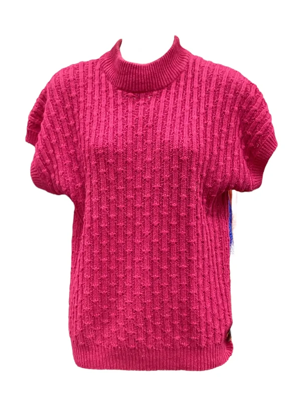 Top Short Sleeve By Clothes Mentor In Pink, Size: M