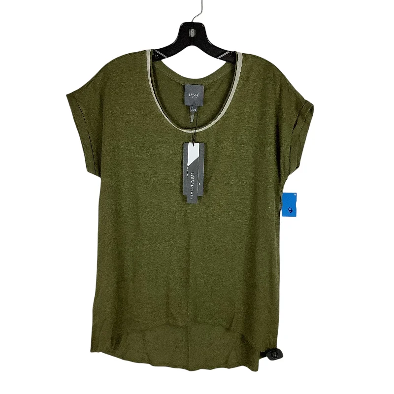 Top Short Sleeve By Lysse In Green, Size: M