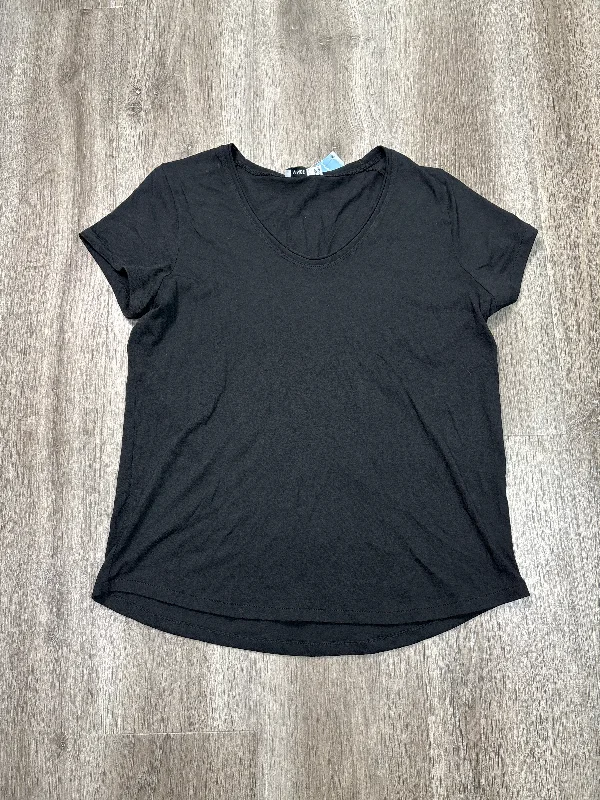 Top Short Sleeve By Vince In Black, Size: S