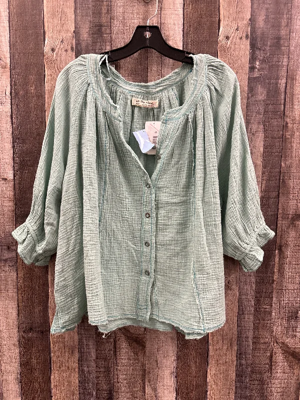 Top Short Sleeve By We The Free In Green, Size: M