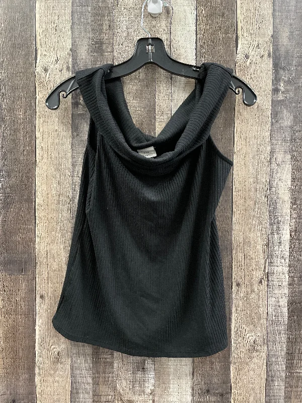 Top Sleeveless By A New Day In Black, Size: L