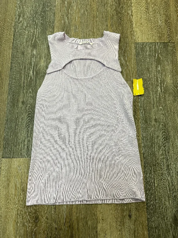 Top Sleeveless By Anthropologie In Purple, Size: L