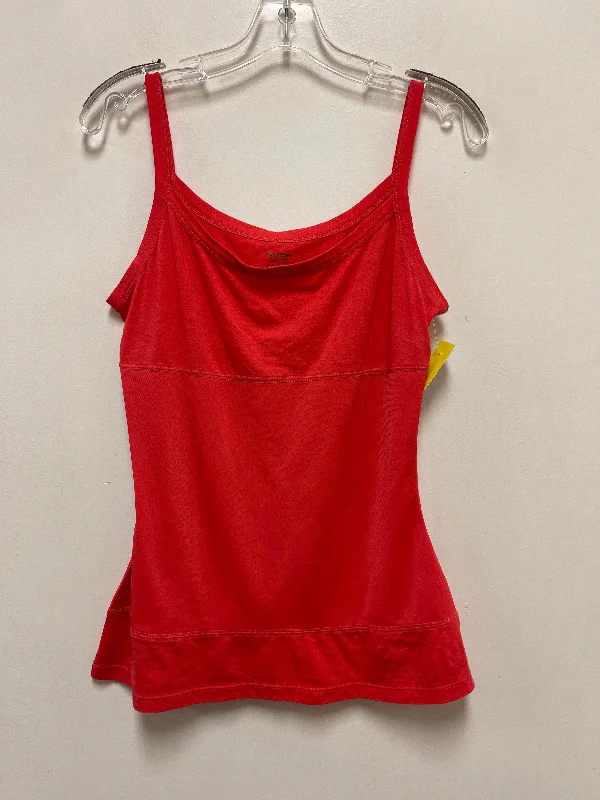 Top Sleeveless By Clothes Mentor In Coral, Size: L