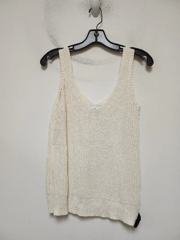 Top Sleeveless By John + Jenn In Cream, Size: S