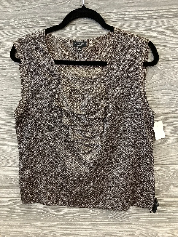 Top Sleeveless By Talbots In Brown, Size: M